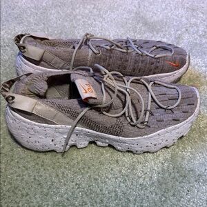 Nike Gray and Orange Sneakers